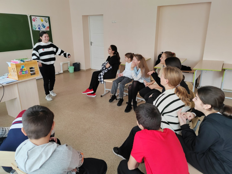В Точке Роста продолжает реализовываться программа школьного театра.